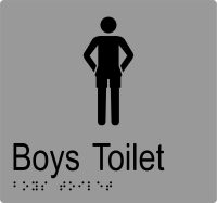 Boys Toilet w Braille