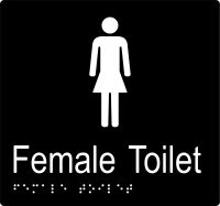 Female Toilet w Braille
