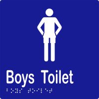 Boys Toilet w Braille