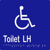 Accessible Toilet LH w Braille