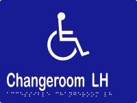 Accessible Changeroom LH w Braille