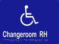 Accessible Changeroom RH w Braille