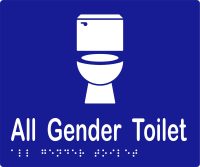 All Gender Toilet w Braille