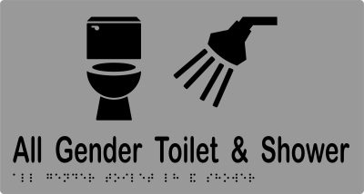 All Gender Toilet & Shower w Braille - Image 2